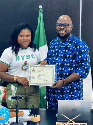 lady husband nysc office appreciates