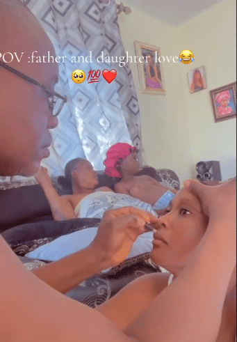 lady father makeup