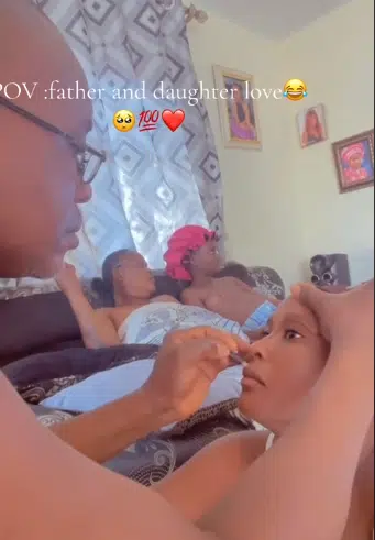 lady father makeup 