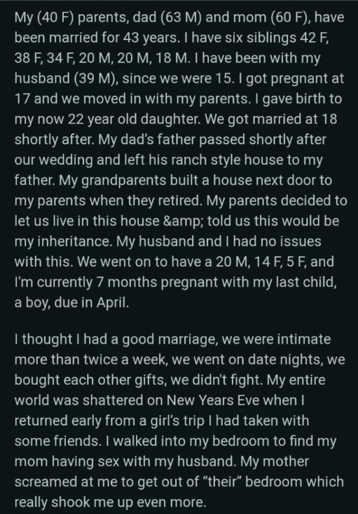 Lady cries out as she finds out her husband has been sleeping with her mother for 22 years, even welcomed twins with him