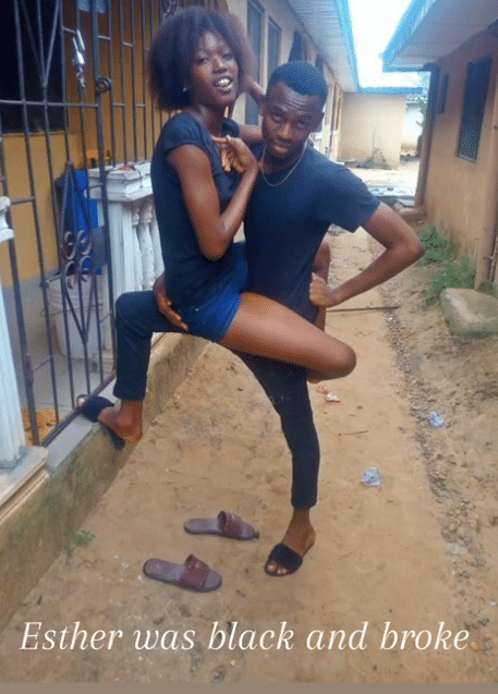 Nigerian couple’s remarkable transformation photos causes buzz online