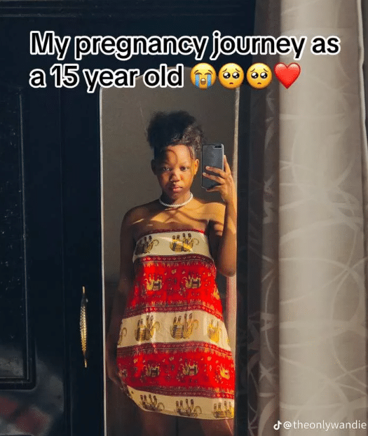 15-year-old girl shares her emotional pregnancy journey online, it stuns many