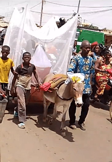 Trending video of couple going home in grand style following successful wedding ceremony