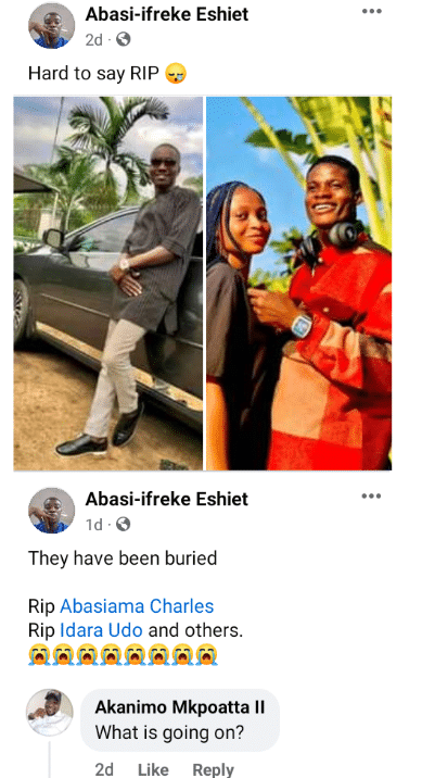 Four friends killed in Akwa Ibom auto crash