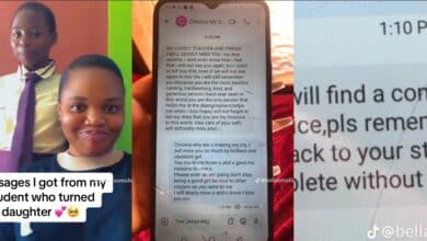 "My lovely teacher, friend, I will dearly...." - Internet melts over Nigerian student's emotional farewell letter to teacher