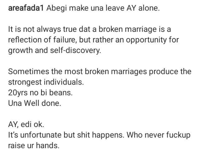 Charly Boy weighs in on AY Makun and wife's marital crisis