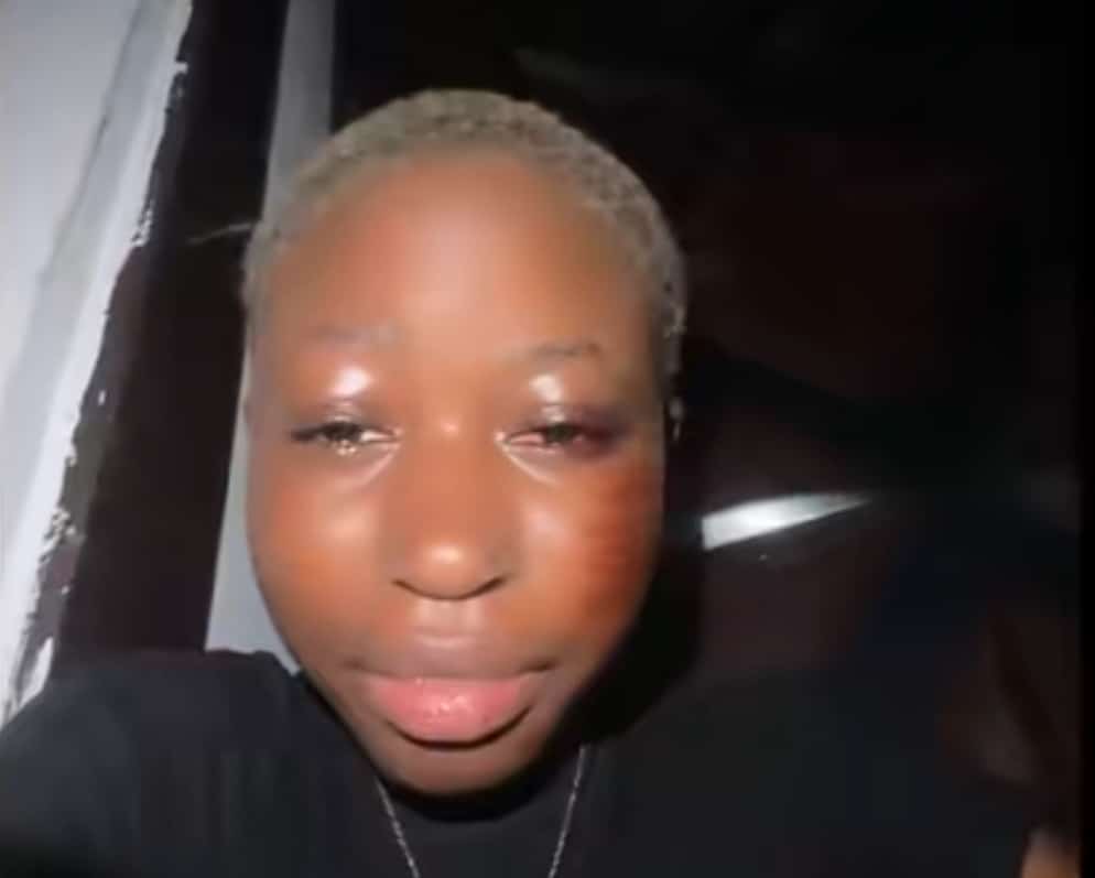 "It's a prank" - Elder brother storms sister's house with tricycles of boys over claims of being slapped by a guy