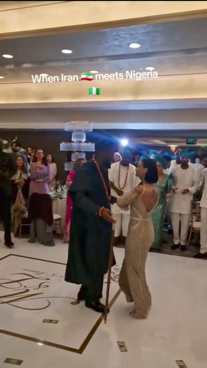 Nigerian man ties the knot with Iranian lover in a lavish ceremony