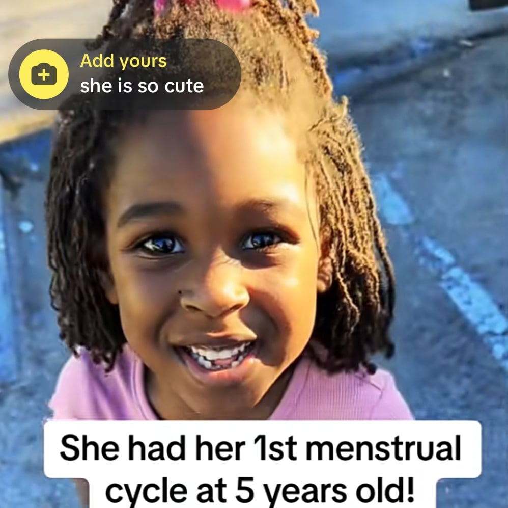 5-year-old girl bravely opens up about first menstrual cycle