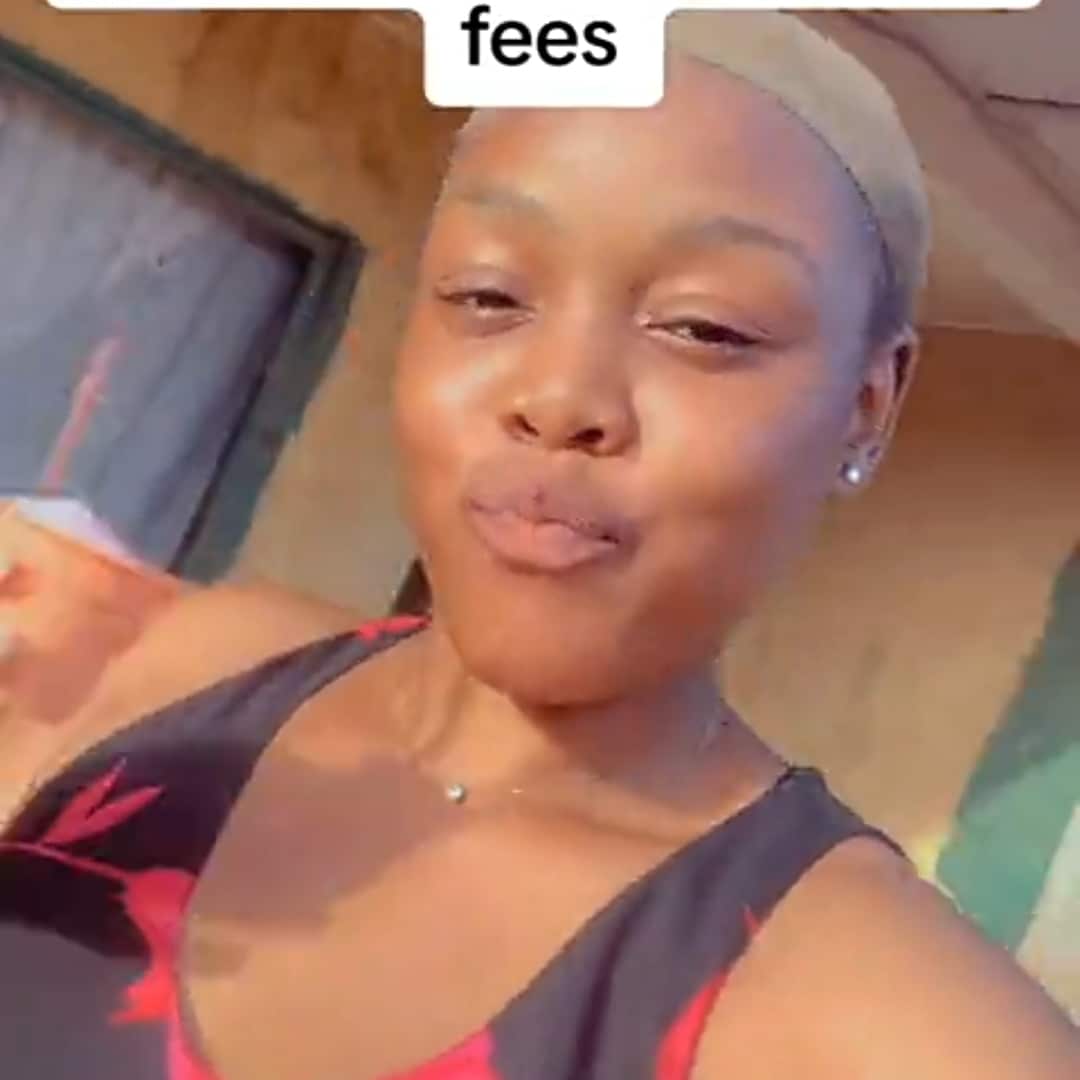 Nigerian lady proudly shows off her hardworking mother, reveals the source of her school fees