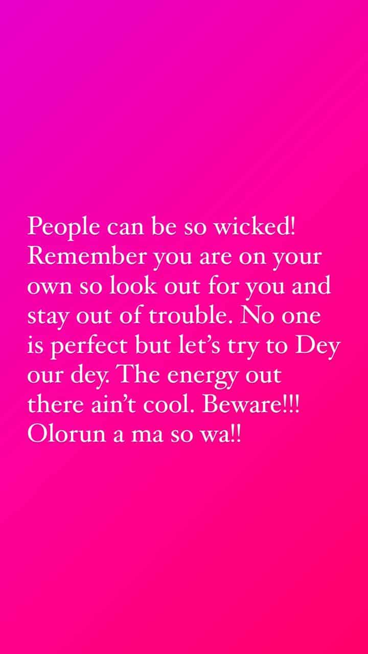"People can be so wicked; Beware" – Funke Akindele warns