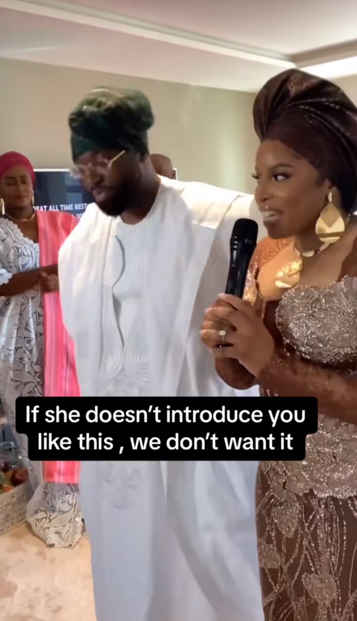 Emotions as bride romantically introduces fiance to her family