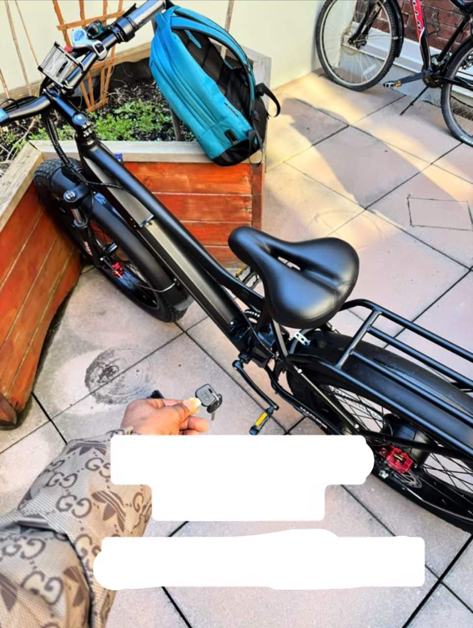 Canada-based man joyful as he buys first vehicle, flaunts electric bicycle 