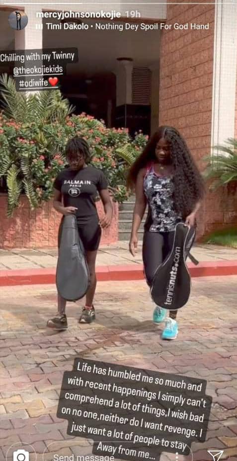 Mercy Johnson shares cryptic post, speaks on revenge