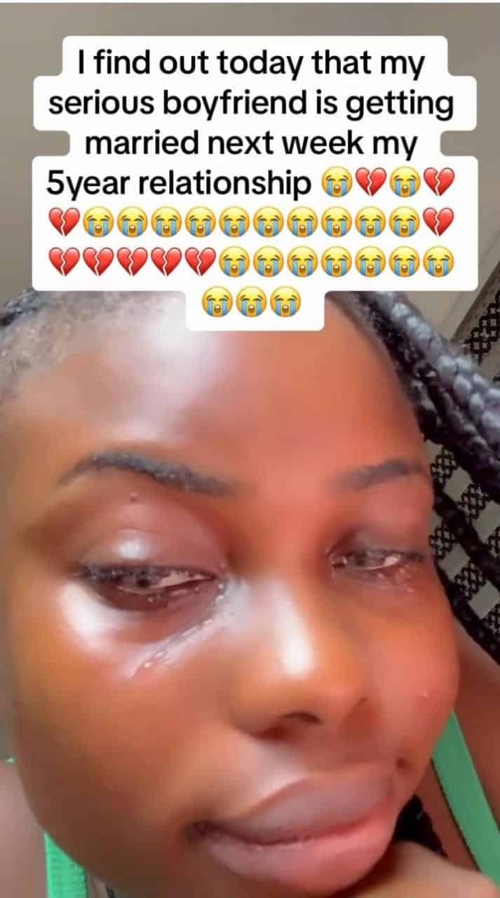 Lady heartbroken as her boyfriend of 5 years is set to marry another woman