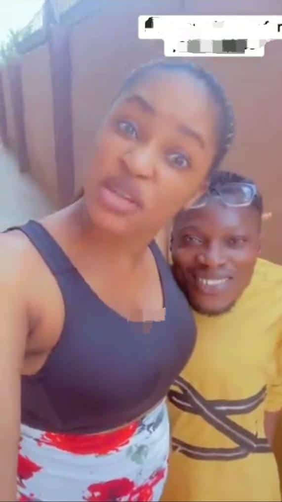 Beautiful lady hypes her hunched husband's cuteness in adorable video