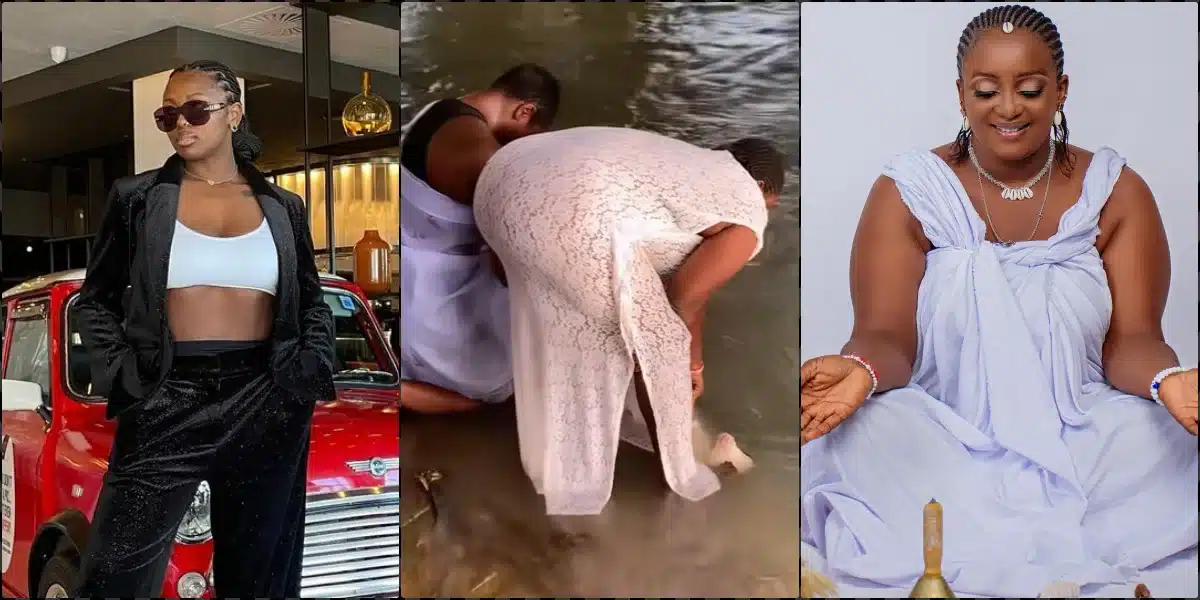 Ka3na insists on her belief in God and river goddess, identifies priest as sister