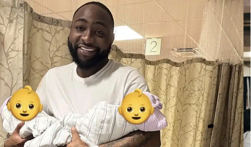 "My twins don’t cry, it’s the best feeling ever" – Davido