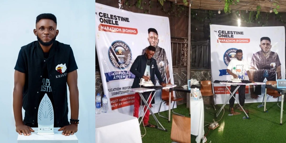 Nigerian man in 150-hour ironing marathon to break Guinness record