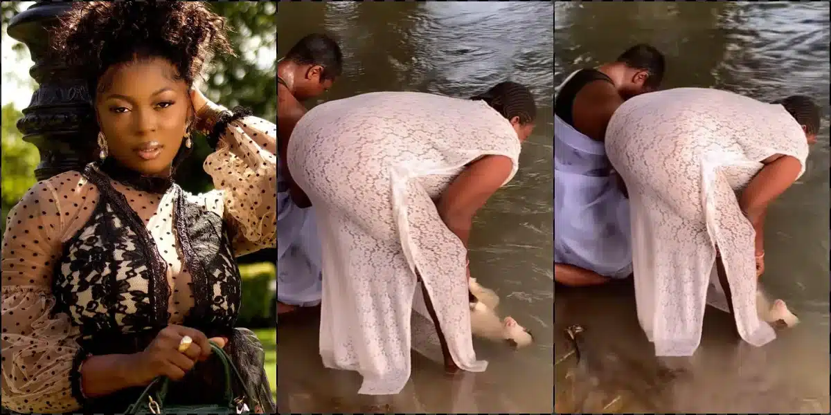 Outrage as Ka3na plays gospel song during sacrifice to river goddess