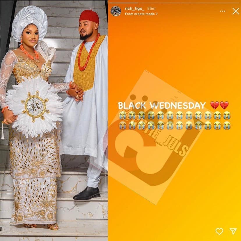 Chomzy's husband shares disturbing post, causes fear online