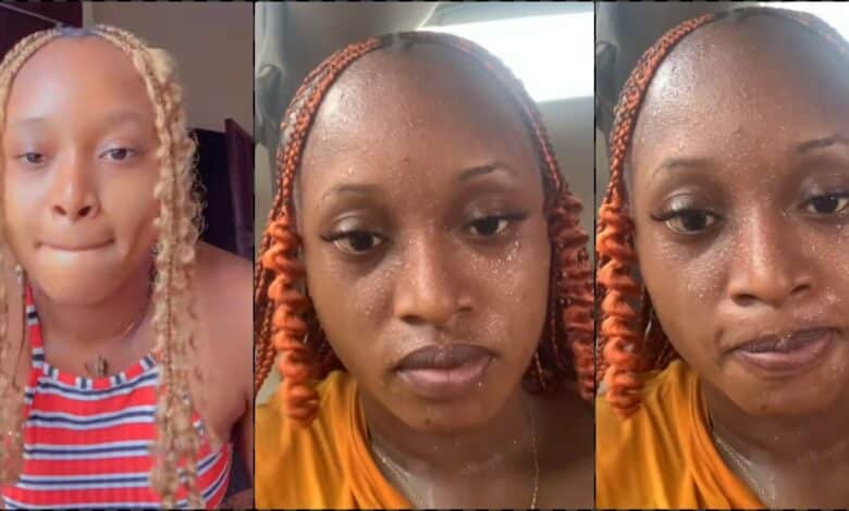 Lady shares before and after photos of her journey in hot weather