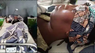 Woman lands in hospital after confronting husband's side chic at her house