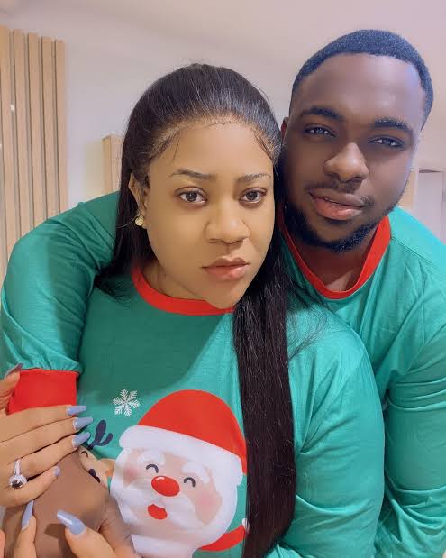 "I know you all are shocked" – Nkechi Blessing announces birth of her baby boy with boyfriend, Xxssive