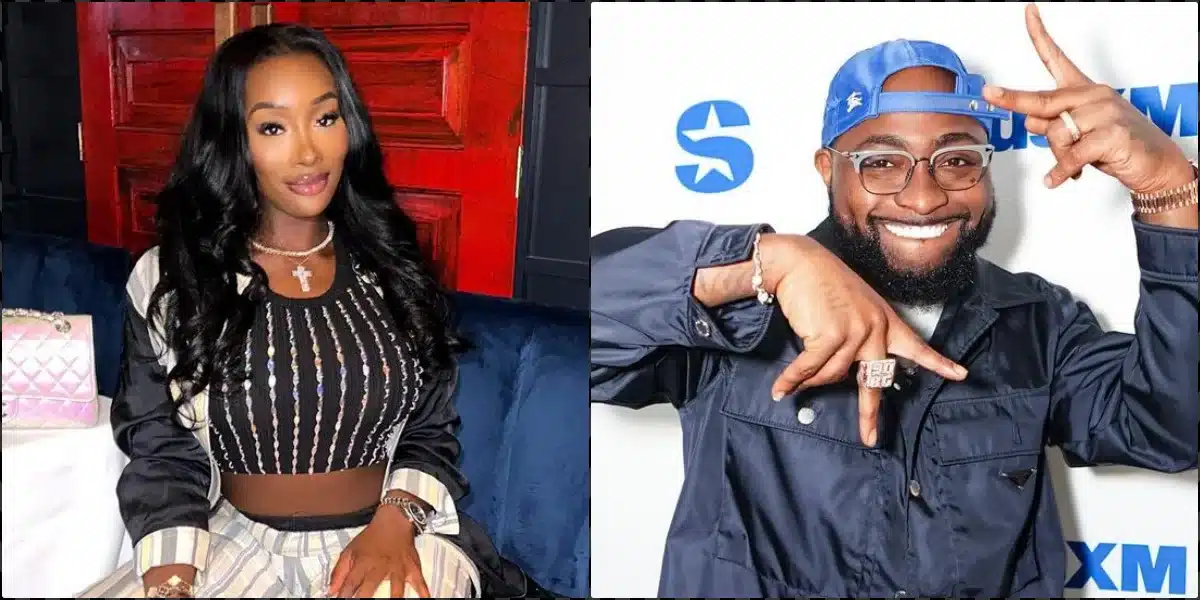 Drama as Anita Brown flaunts ticket to Davido's concert