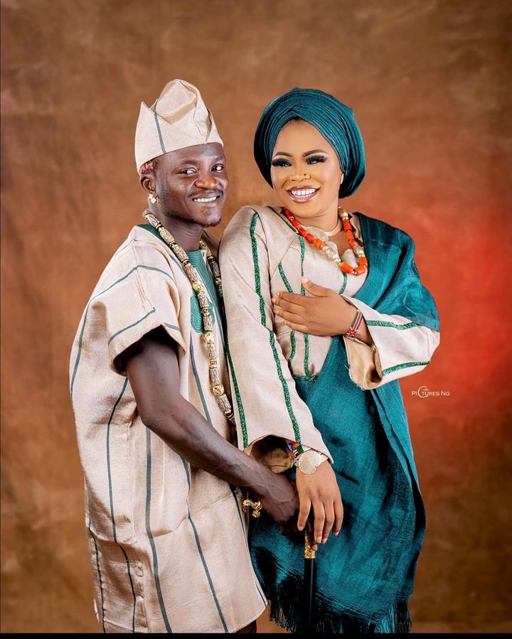 Portable and his wife Bewaji