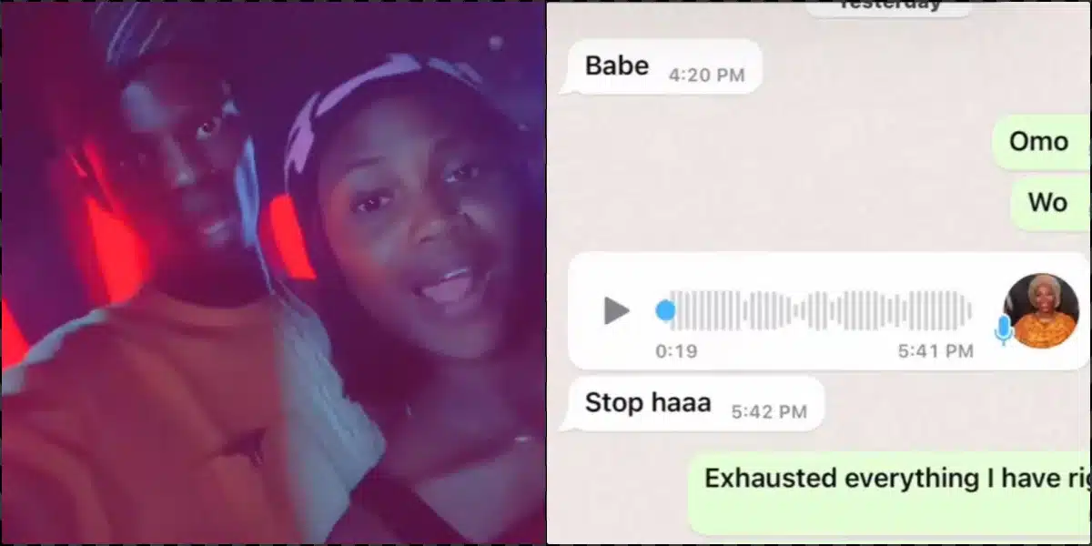 Man shares response from supportive girlfriend after faking being broke