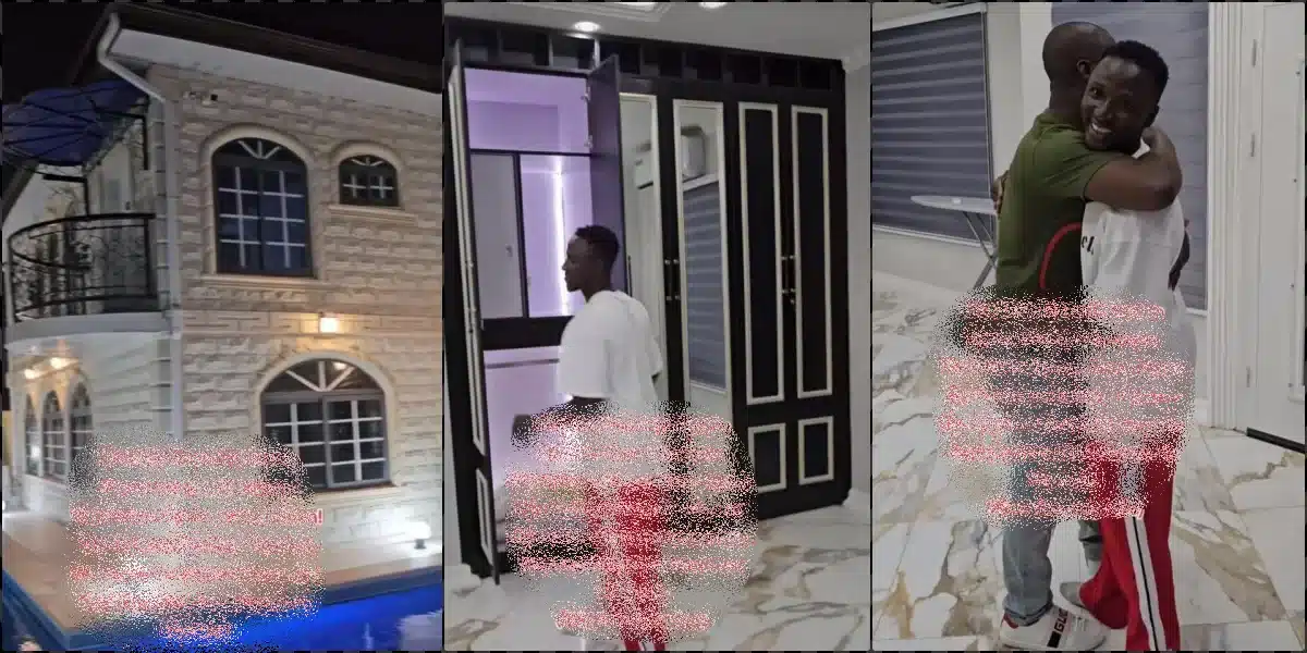 Abroad-based man who sends money to brother impressed to see house built