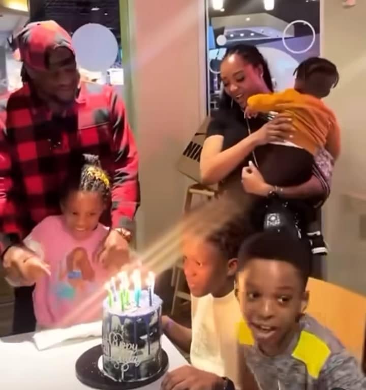 Paul Okoye reunites with ex-wife, Anita for son’s 11th birthday