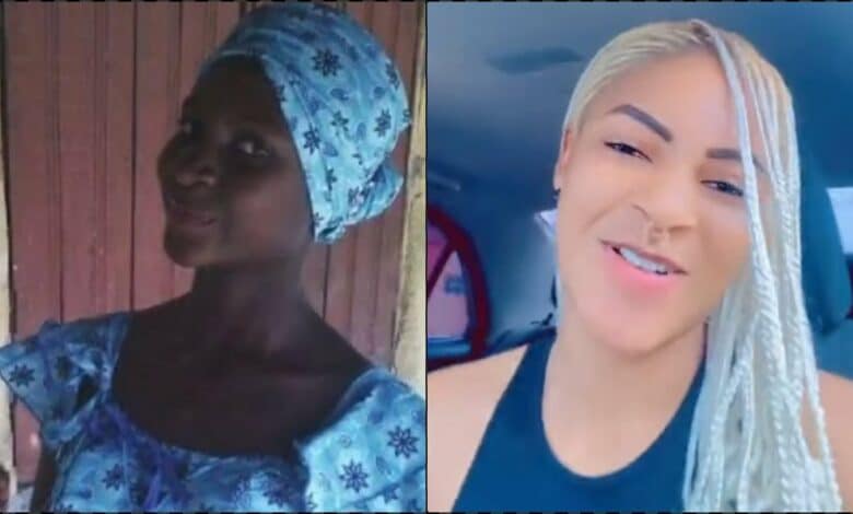 Lady shares stunning transformation after almost a decade