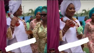 Mother angrily walks away as bride picks honey over Bible at traditional wedding