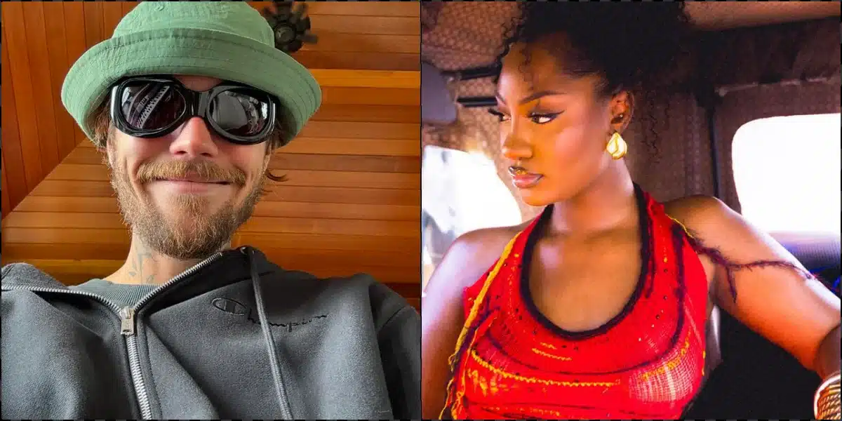 Tems gushes as Justin Bieber promote her new song