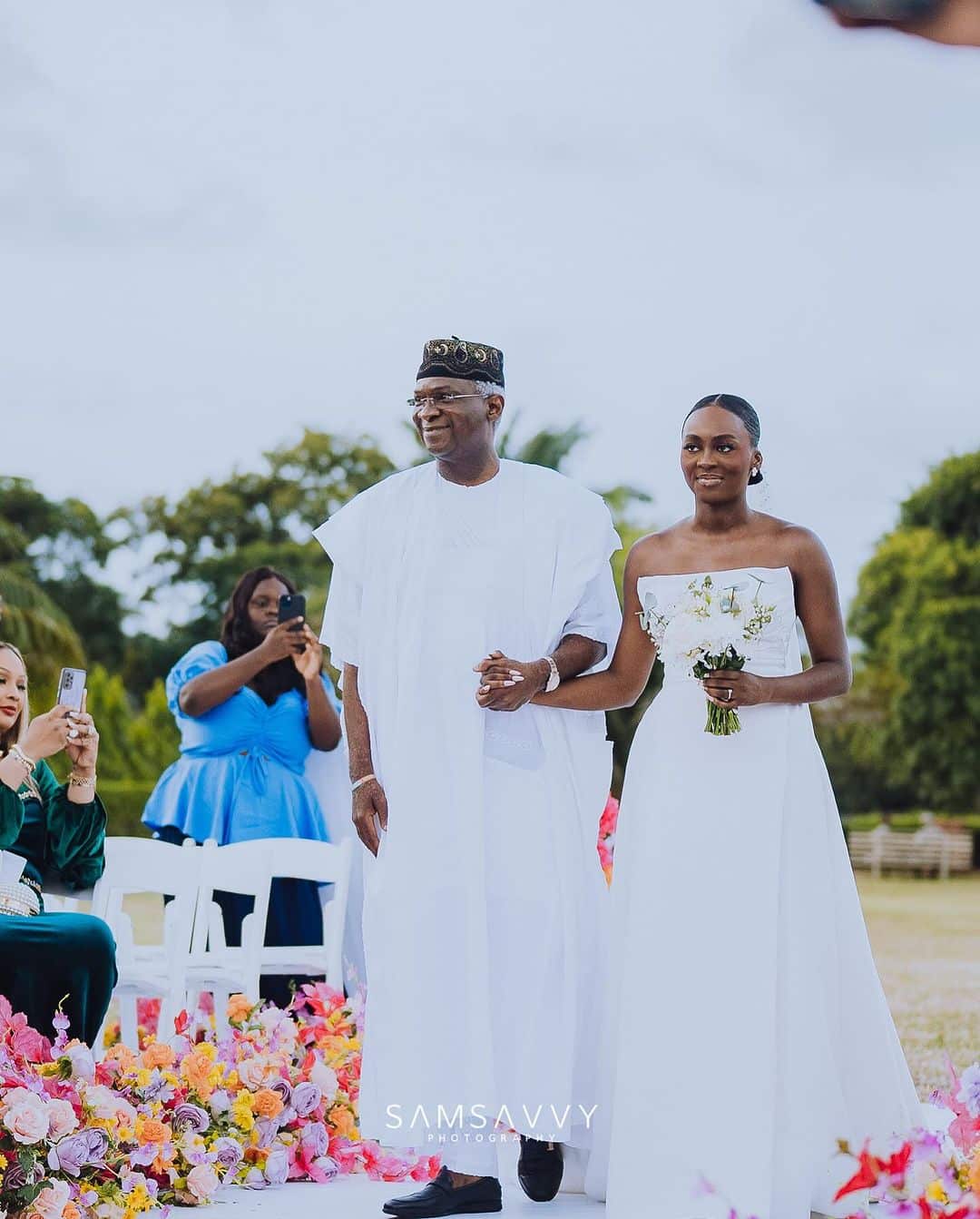 casamento da filha do ex-governador fashola 
