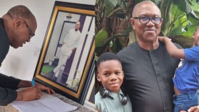 Peter Obi pays condolence visit to late Junior Pope’s family