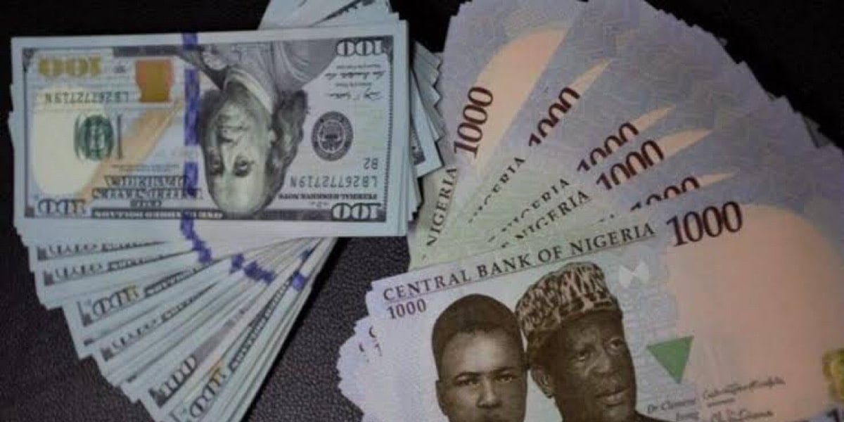 Naira makes ₦17 gain against dollar