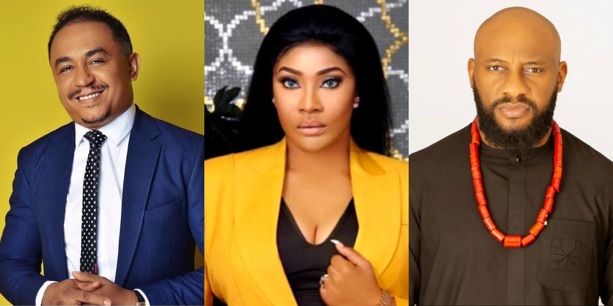 Daddy Freeze reacts after Angela Okorie dragged Yul Edochie over comment on Junior Pope’s death