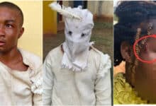 Police arrest masquerade who flogged female nurse until she fell in a gutter in Enugu