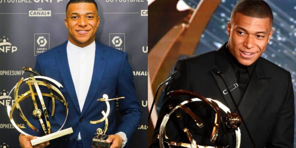 Mbappé wins fifth consecutive Ligue 1 Player of the Season award