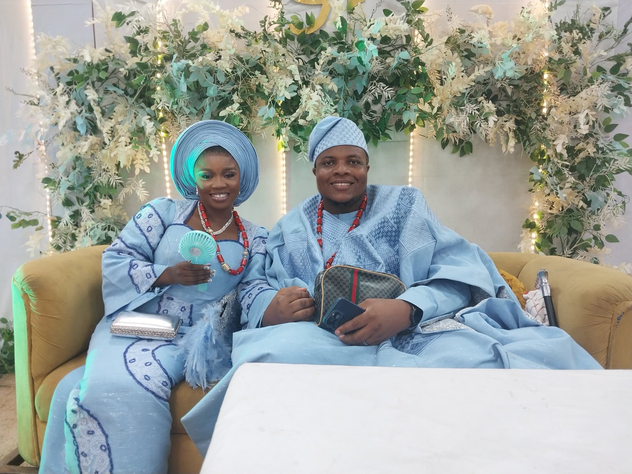 Nigerian man weds lady who asked for his hand in marriage so he can help their kids with maths homework