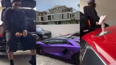 Video of Burna Boy's garage causes stir online