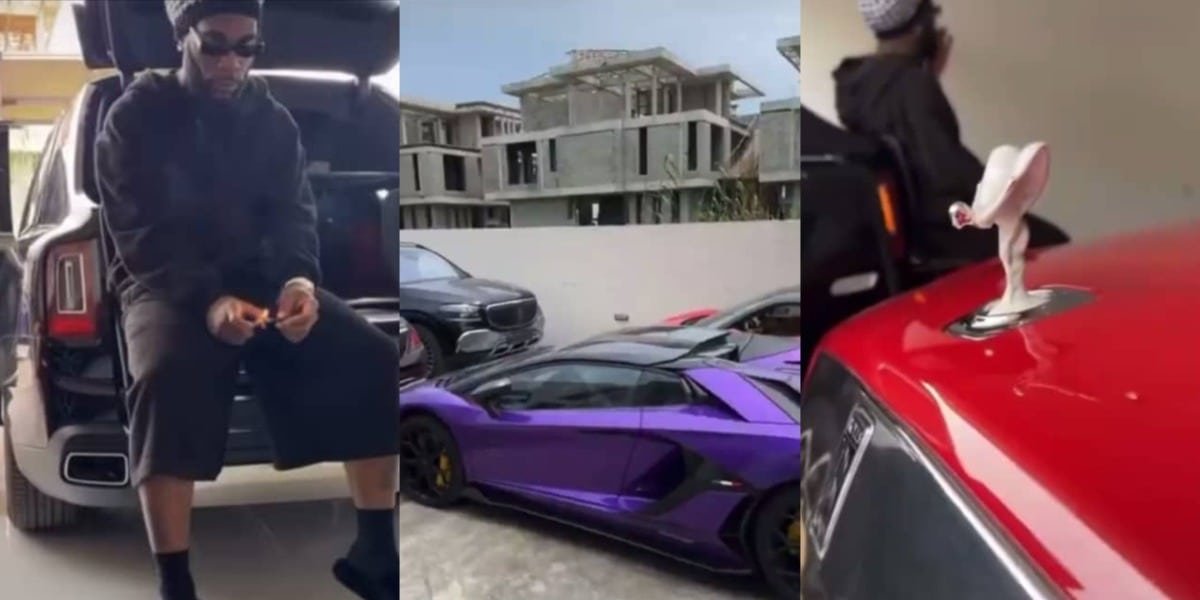 Video of Burna Boy's garage causes stir online