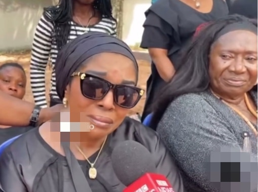 Chinwe Owoh, Rita Edochie in tears as they plead with Nigerians to leave Junior Pope's wife alone 