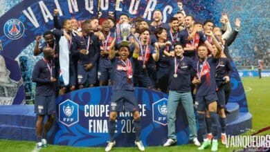 PSG complete domestic double with 2-1 win over Lyon in Coupe de France final