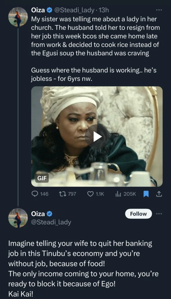 Outrage as man orders wife to quit her banking job