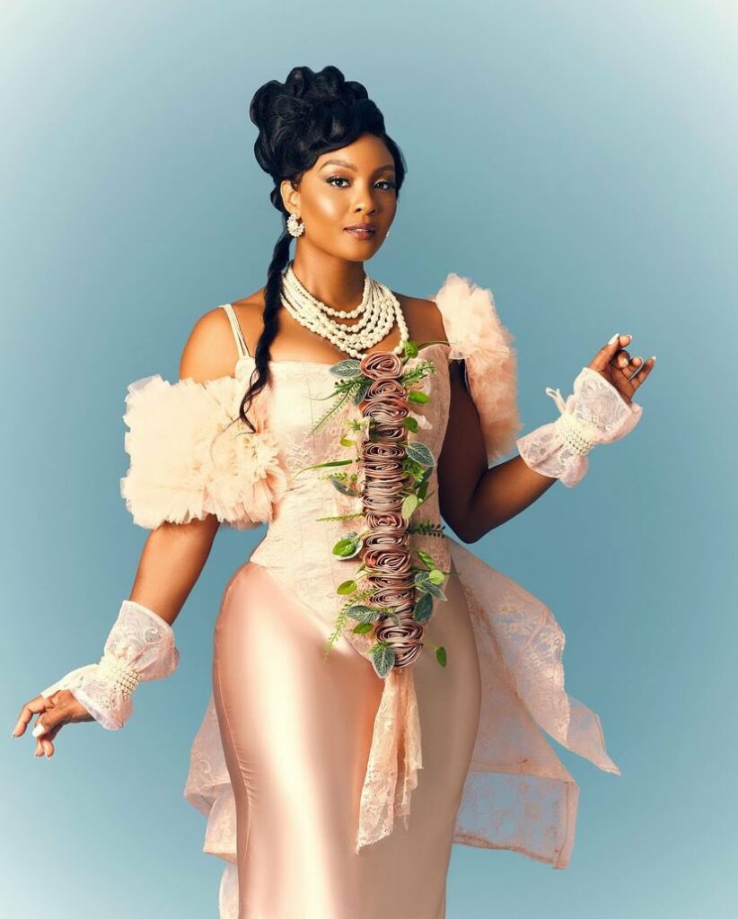 Nigerian celebrities take over the fashion world with their outfits to Bridgerton S3 launch 