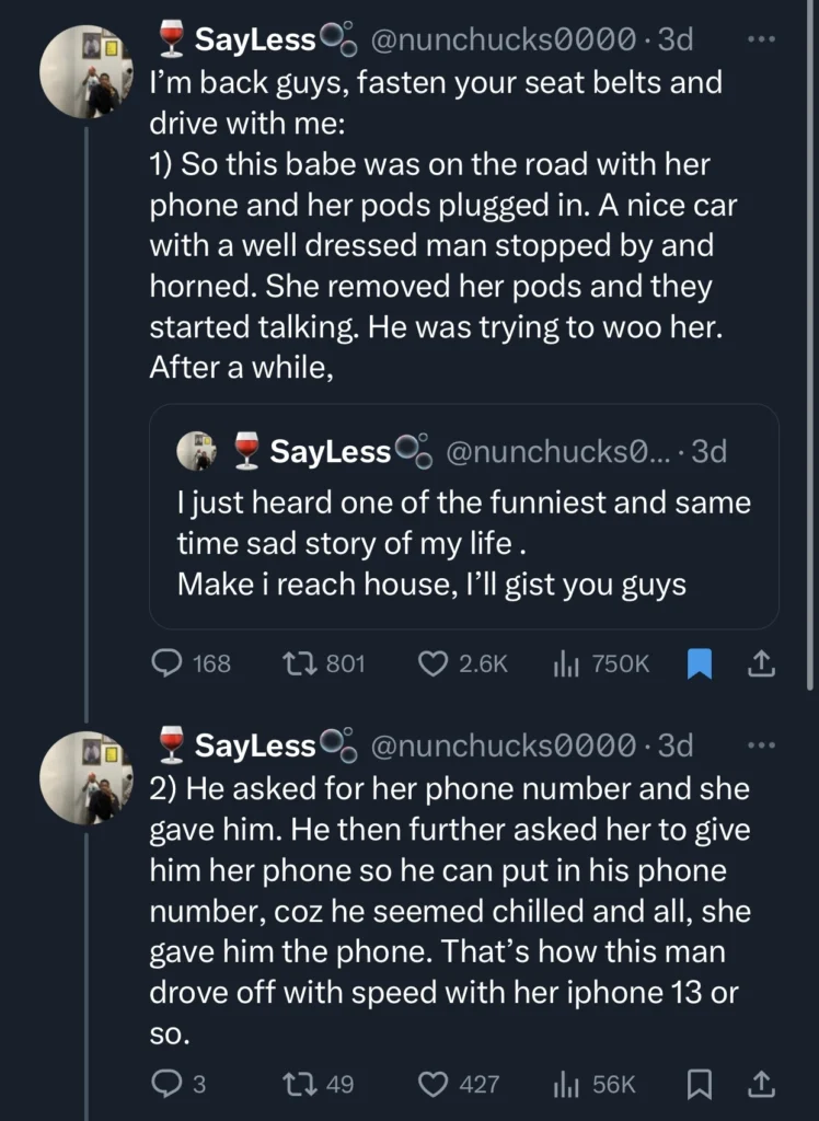 Man shares how toaster ran off with his friend’s phone while wooing her